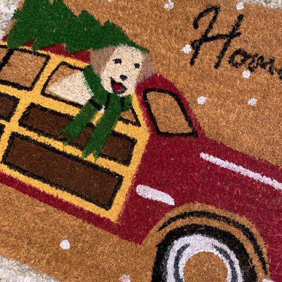 Happy Holidays Coir Doormat - Picture 4 of 7